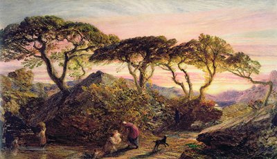 Coucher de soleil - Samuel Palmer