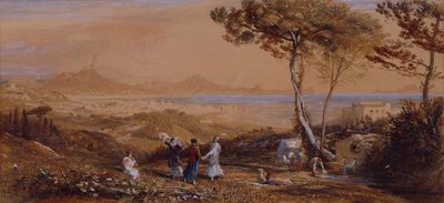 La baie de Naples - Samuel Palmer