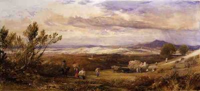 Le champ de blé, matin nuageux - Samuel Palmer