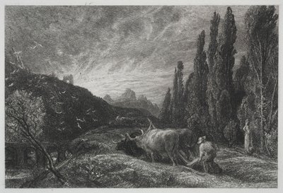 Le Premier Laboureur, avant 1861 - Samuel Palmer