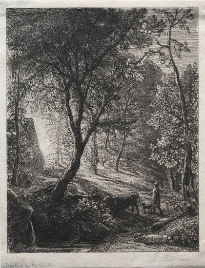 Le cottage du berger, 1850 - Samuel Palmer
