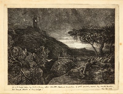 La tour solitaire - Samuel Palmer
