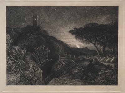 La Tour solitaire - Samuel Palmer