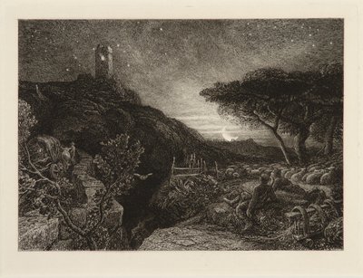 La tour solitaire - Samuel Palmer