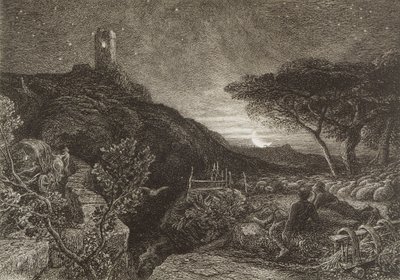 La tour solitaire, 1879 - Samuel Palmer