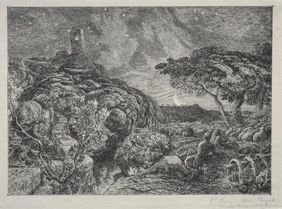 La Tour solitaire, 1879 - Samuel Palmer