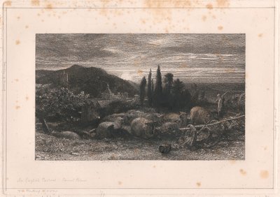 La lune montante - Samuel Palmer