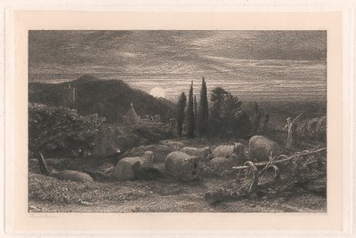 La lune montante - Samuel Palmer