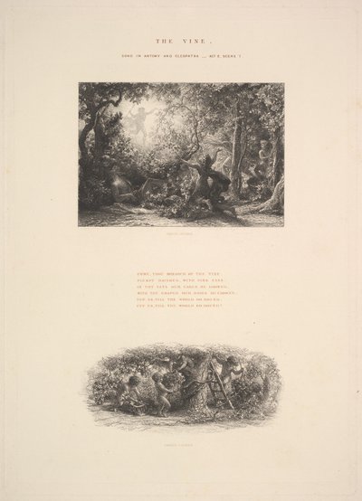La Vigne, ou Bacchus joufflu - Samuel Palmer