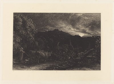 Le laboureur fatigué - Samuel Palmer