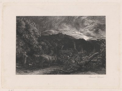 Le laboureur fatigué - Samuel Palmer