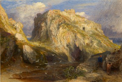 Château de Tintagel : Pluie approchante, 1848-1849 - Samuel Palmer