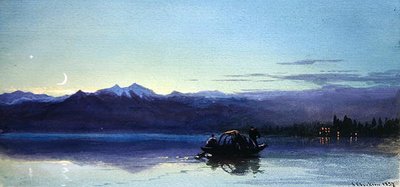 Un bateau sur un lac du nord de l