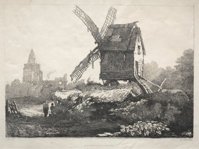 Une Série de Bâtiments Anciens et de Cottages Ruraux dans le Nord de l