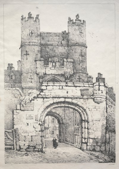 Série de bâtiments anciens et de cottages ruraux dans le nord de l