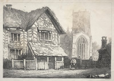 Une série de bâtiments anciens et de cottages ruraux dans le nord de l
