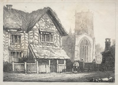 Une série de bâtiments anciens et de cottages ruraux dans le nord de l