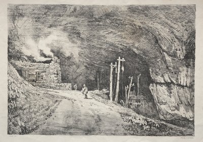 Une série de bâtiments anciens et de cottages ruraux dans le nord de l