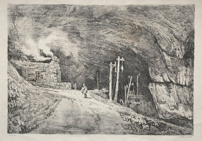 Une série de bâtiments anciens et de cottages ruraux dans le nord de l