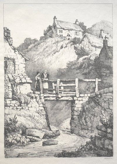 Une Série de Bâtiments Anciens et de Cottages Ruraux dans le Nord de l