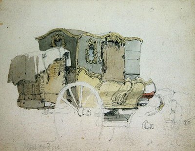 Un carrosse ornemental - Samuel Prout