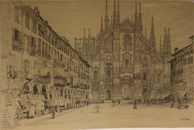 Cathédrale, Milan, date inconnue - Samuel Prout