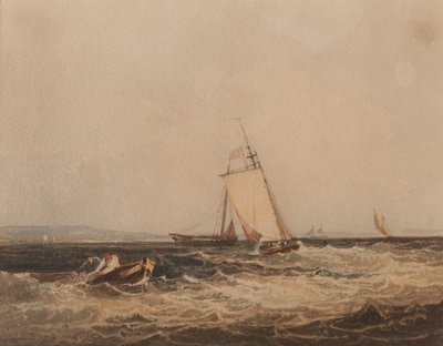 Bateaux de pêche, vers 1820 - Samuel Prout