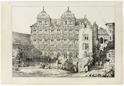 Partie du château de Heidelberg - Samuel Prout