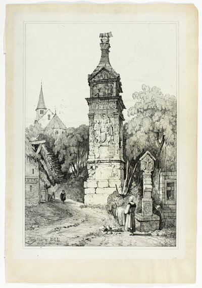 Colonne romaine à Igel - Samuel Prout