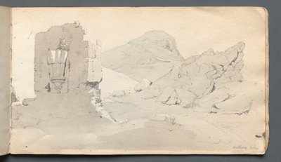 Carnet de croquis : Ruine - Samuel Prout