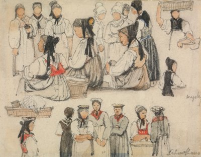 Étude de figures à Schaffhausen - Samuel Prout
