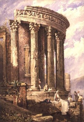 Tivoli, Temple de la Sibylle - Samuel Prout