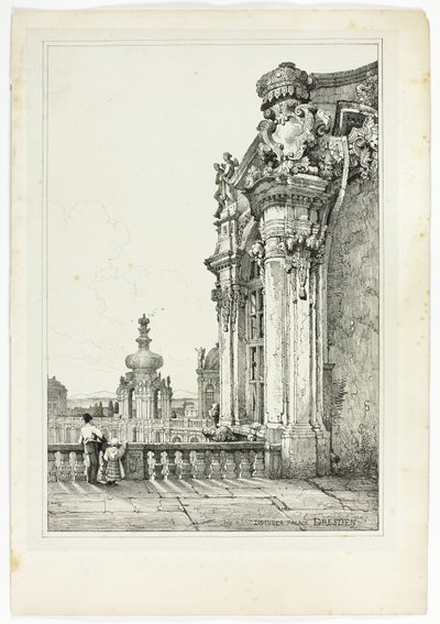 Palais Zwinger, Dresde - Samuel Prout