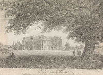 Albyns, Essex, la résidence de John R. Abdy, Esquire (publié par L. Asperne); page 7 (Volume Un) - Samuel Rawle