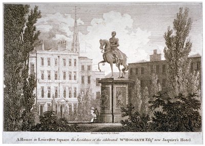 Leicester Square, Westminster, Londres, vers 1805 - Samuel Rawle