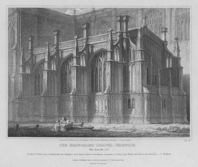 La chapelle Beauchamp, église St Mary, Warwick - Samuel Rawle