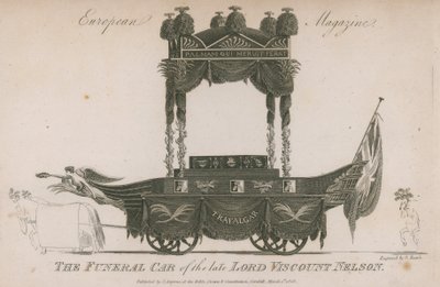 Le char funéraire du défunt Lord Vicomte Nelson - Samuel Rawle