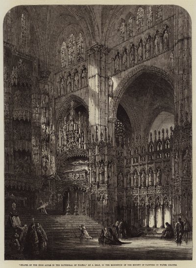 Chapelle du Haut Autel dans la cathédrale de Tolède - Samuel Read