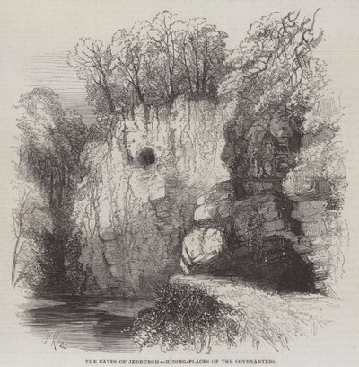 Les grottes de Jedburgh, cachettes des Covenanters - Samuel Read