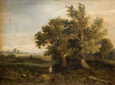 Paysage avec Arbres, 1863 - Samuel Restell Lines