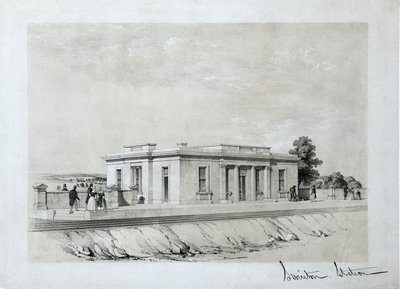 Gare de Swinton, vers 1840 - Samuel Russell