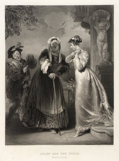 Juliette et la nourrice (Roméo et Juliette) - Samuel Sangster