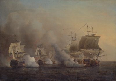 Action au large du cap de Bonne-Espérance - Samuel Scott
