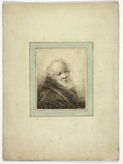 Buste de vieil homme - Samuel Shelley