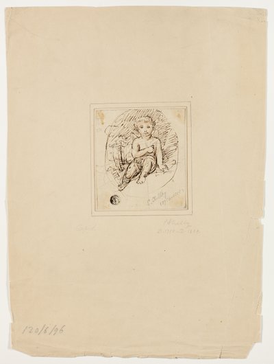 Cupidon assis - Samuel Shelley