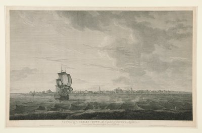 Vue de Charles-town, la capitale de la Caroline du Sud - Samuel Smith