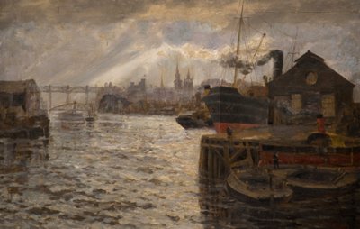 La Tyne avec le pont High Level, 1920 - Samuel Sykes