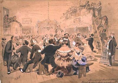 Le premier bal par abonnement, Ballarat, Victoria - Samuel Thomas Gill