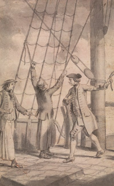 Le meurtre de Kenith Hossack par le capitaine Lowry - Samuel Wale