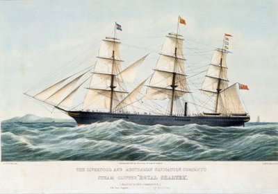 Un clipper royal de la compagnie maritime d